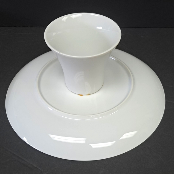 Vintage 80s 10.5" pedestal cake stand by "Toscany Collection " Japan - Picture 7 of 7